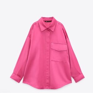 Zara Pink Shirt and Shorts Set